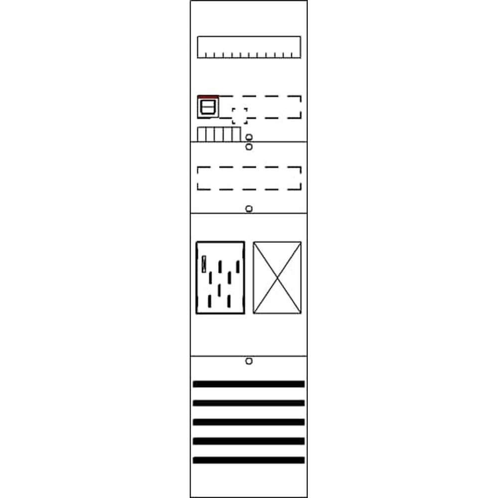 Striebel & John Zählerkomplettfeld 2CPX054125R9999 Typ BF17T11