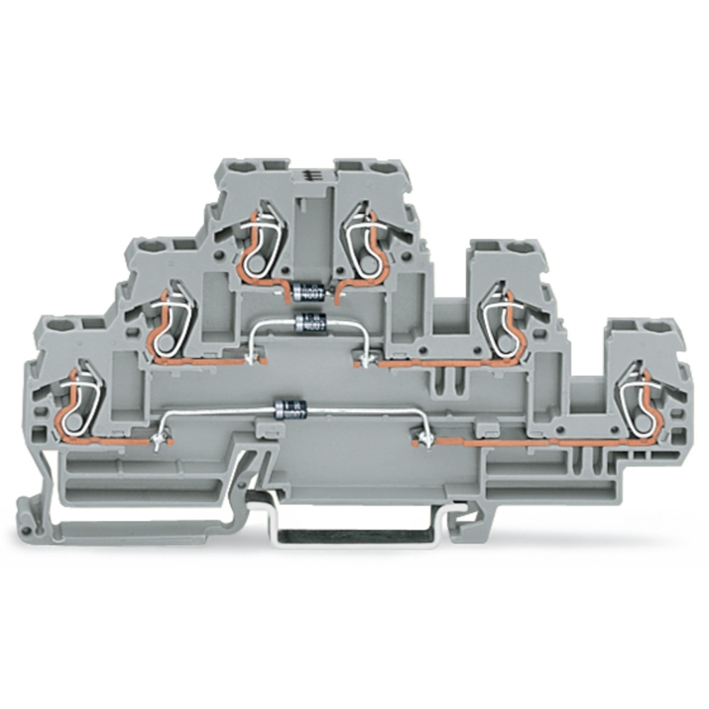 Wago Dreistock Diodenklemme 870-596/281-674
