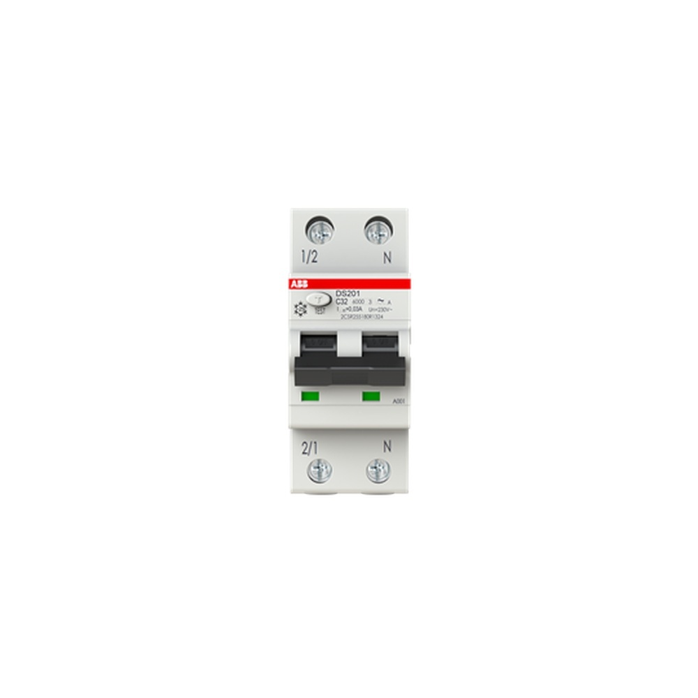 ABB Kombination FI Schalter Leitungsschutzschalter 2CSR255180R1324 Typ DS201A-C32/0,03