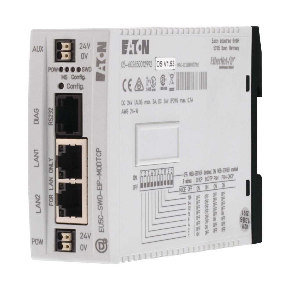 Eaton Gateway 153163 Typ EU5C-SWD-EIP-MODTCP