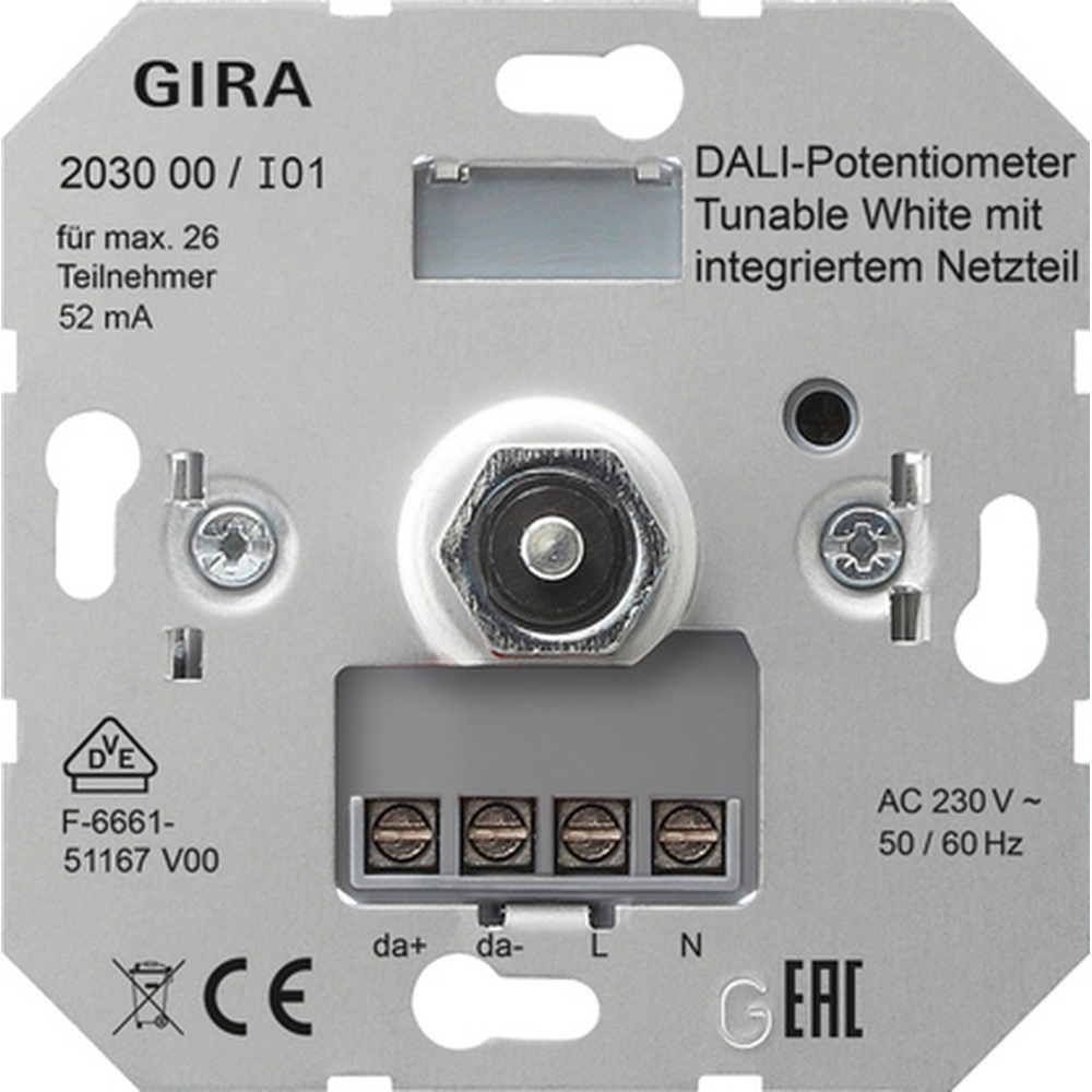 Gira Dali Potentiometer 203000