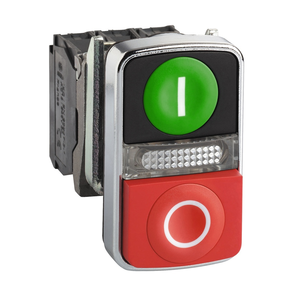 Schneider Electric Leucht Doppeldrucktaster XB4BW73731G5