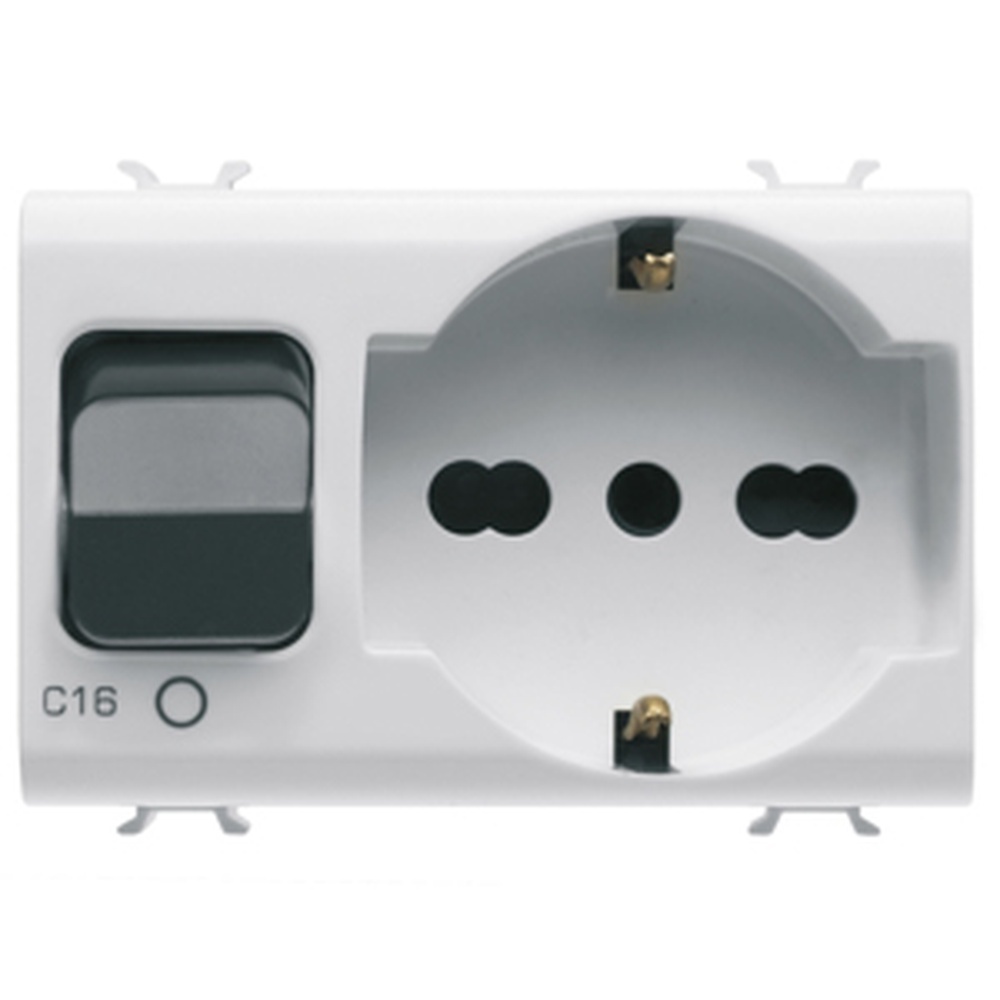 Gewiss Verriegelbare Steckdose GW10312