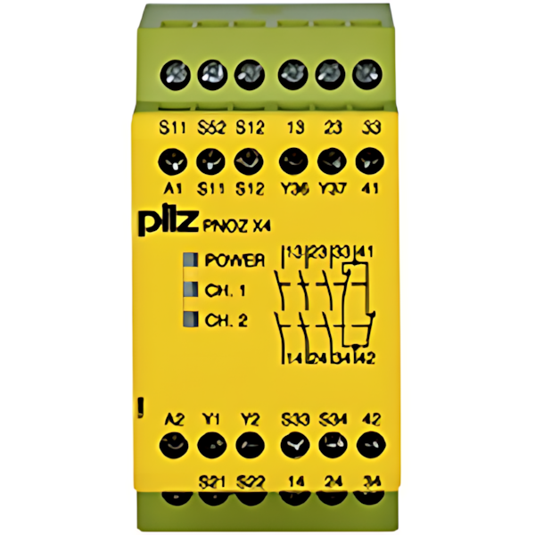Pilz Sicherheitsschaltgerät 774730 Typ PNOZ X4 24VDC 3n/o 1n/c Pilz Sicherheitsschaltgerät 774730 Typ PNOZ X4 24VDC 3n/o 1n/c