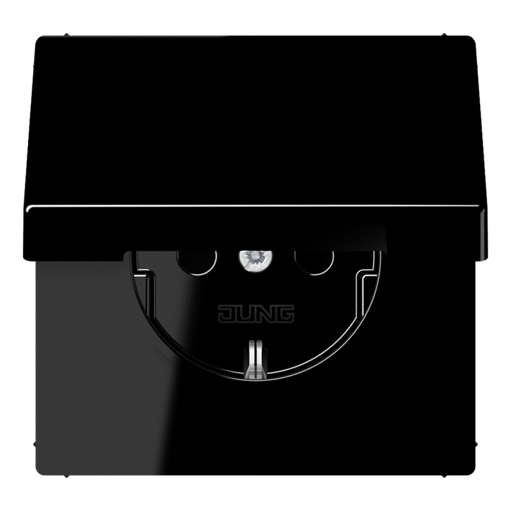 Jung Schutzkontakt Steckdose LS 1520 BFKL SW Jung Schutzkontakt Steckdose LS 1520 BFKL SW