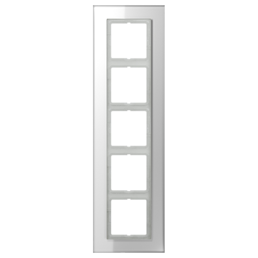 Jung Glasrahmen 5fach LSP 985 GL WW