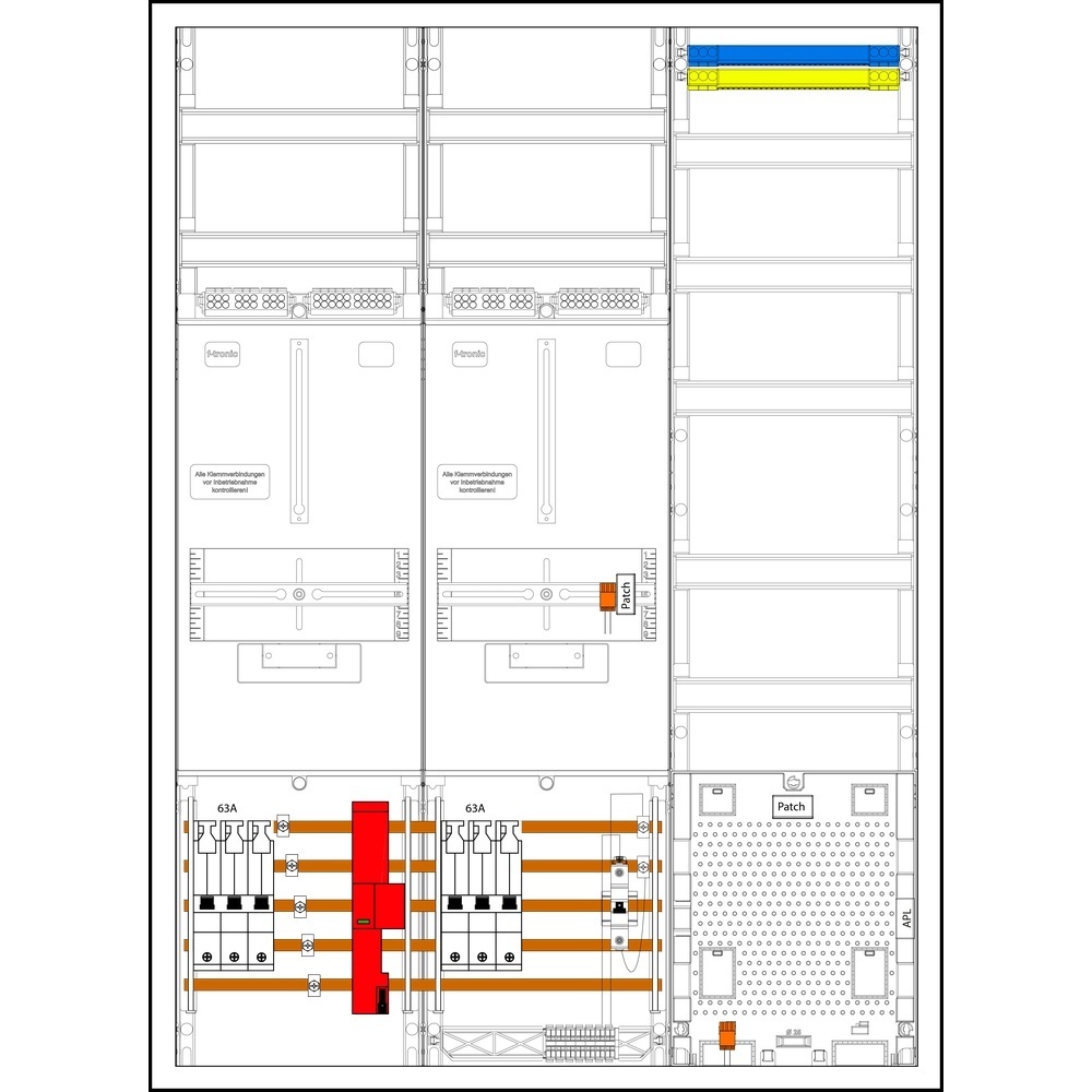 f-tronic Komplettschrank 7190494 Typ 3HZ732APZ63B6ÜS