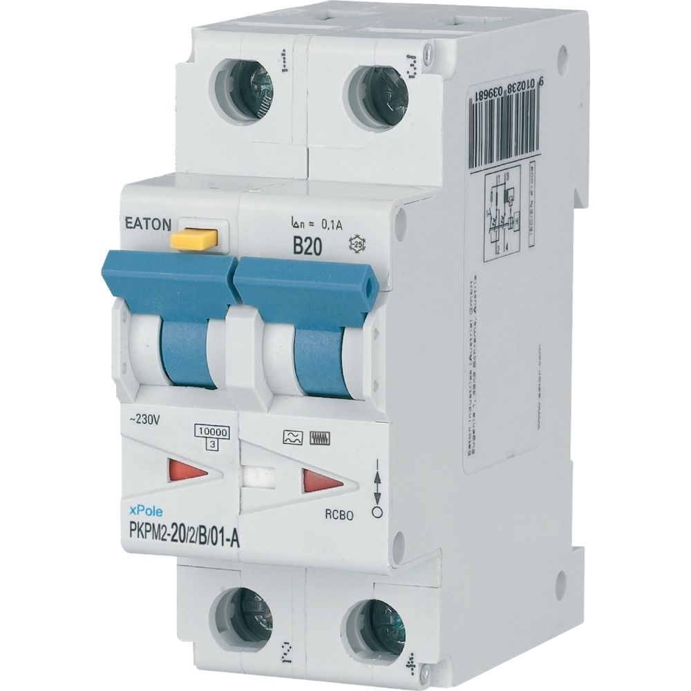Eaton FI LS Schalter 108116 Typ PKPM2-20/2/B/01-A