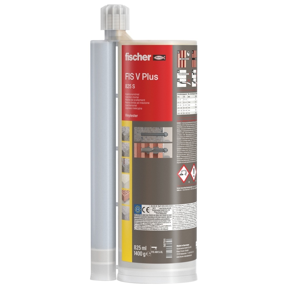 Fischer Hochleistungsmörtel 567511 Typ FIS V Plus 825 S (DE,EN,FR,IT,NL) INJ.MÖ