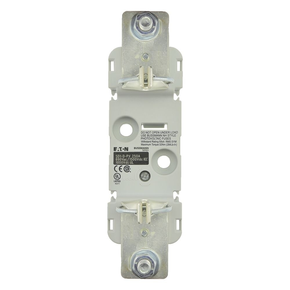 Eaton Sicherungsunterteil SD1-D-PV Typ NH1 SINGLE POLE SILVER 1/4 SCREW PV