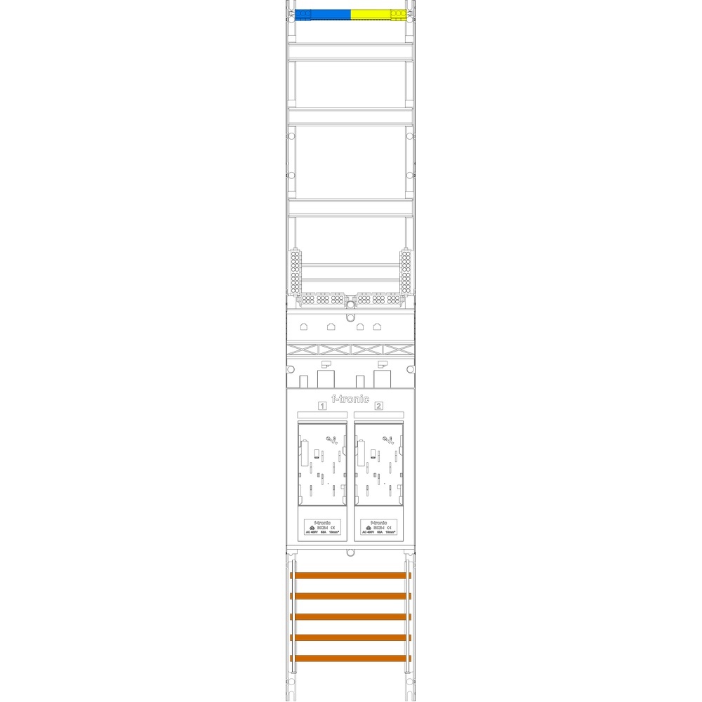 f-tronic Zählerfeld 7143008 Typ E49