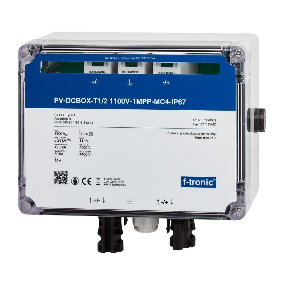 f-tronic Überspannungsschutz Anschlussbox 7720003 Typ DCT13YMC