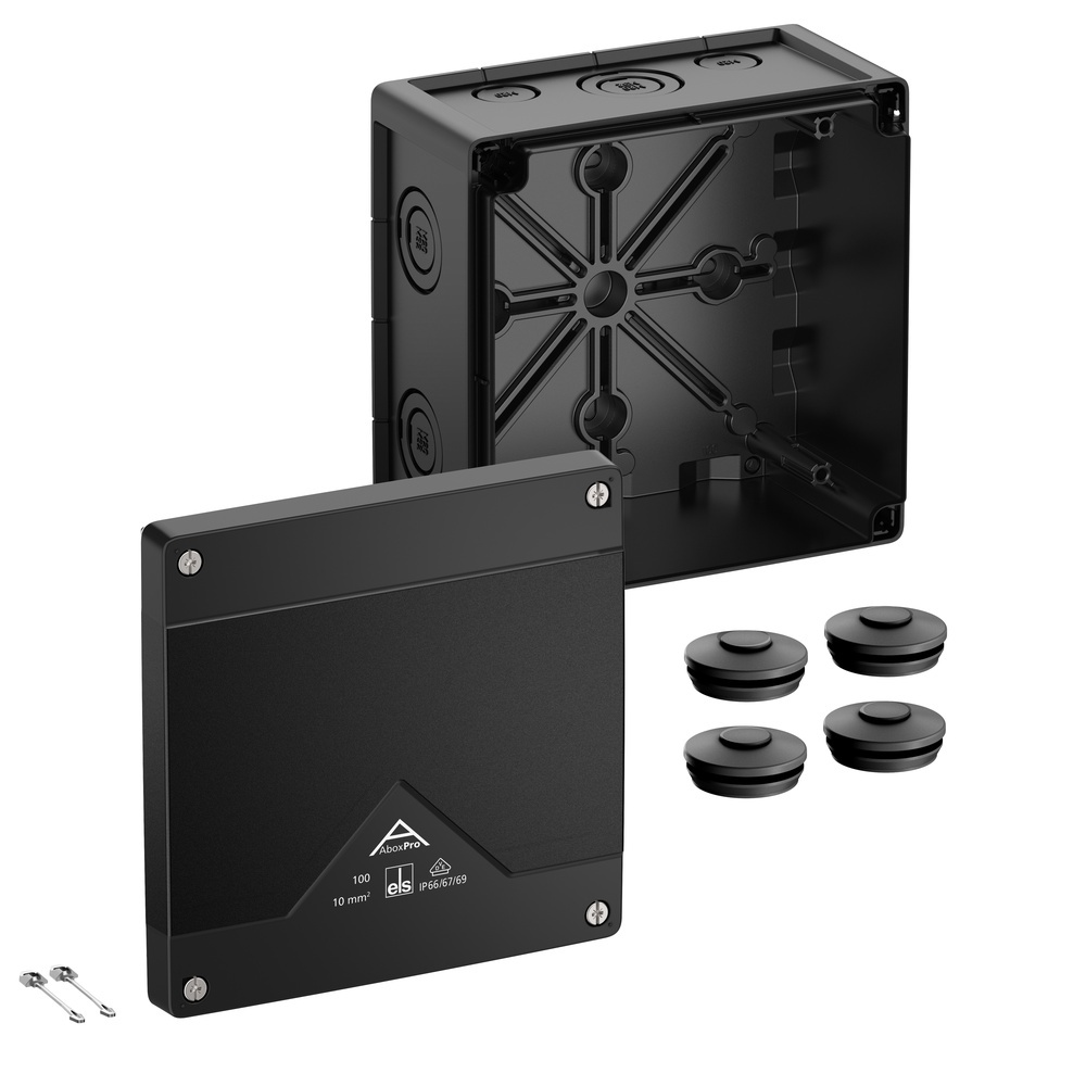 Spelsberg Abzweigkasten 41000001 Typ Abox Pro 100-L/sw Spelsberg Abzweigkasten 41000001 Typ Abox Pro 100-L/sw
