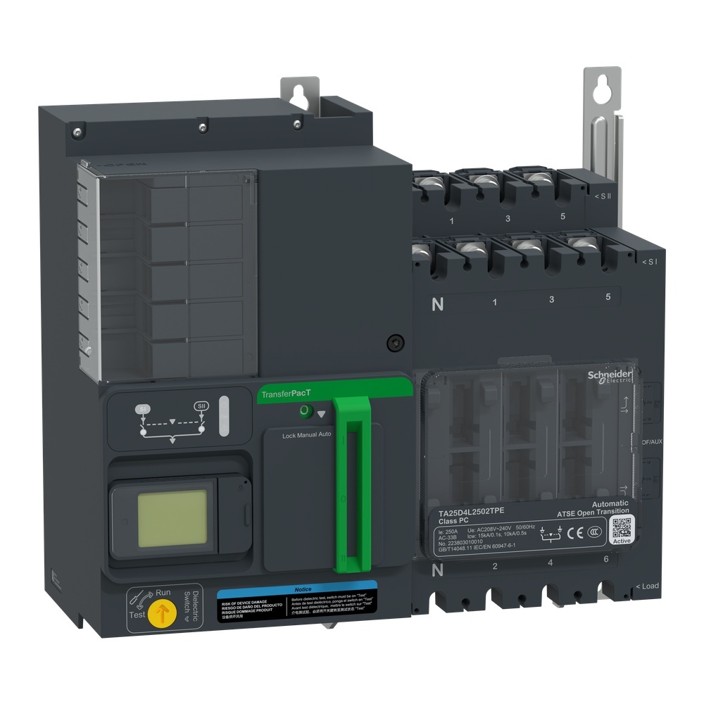 Schneider Electric Niederspannungs Netzumschalter TA25D4L2502TPE