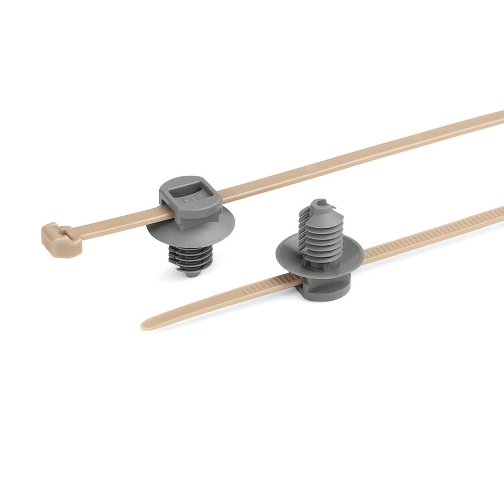 Hellermann Befestigungsbinder 156-01336 Typ PT2AFT6LG-PEEK/PA46-BGE/GY Hellermann Befestigungsbinder 156-01336 Typ PT2AFT6LG-PEEK/PA46-BGE/GY