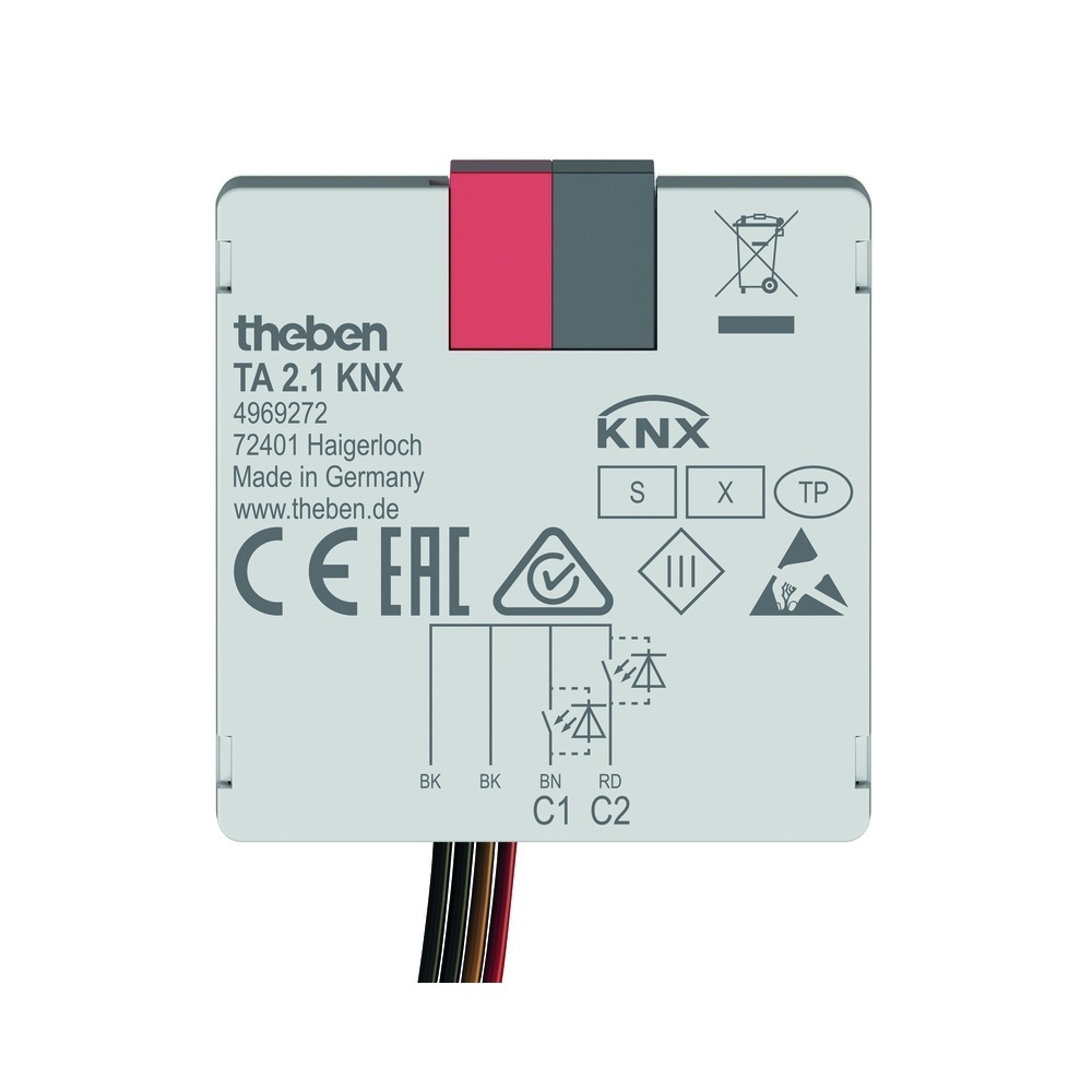 Theben KNX Tasterschnittstelle 4969272 Typ TA 2.1 KNX