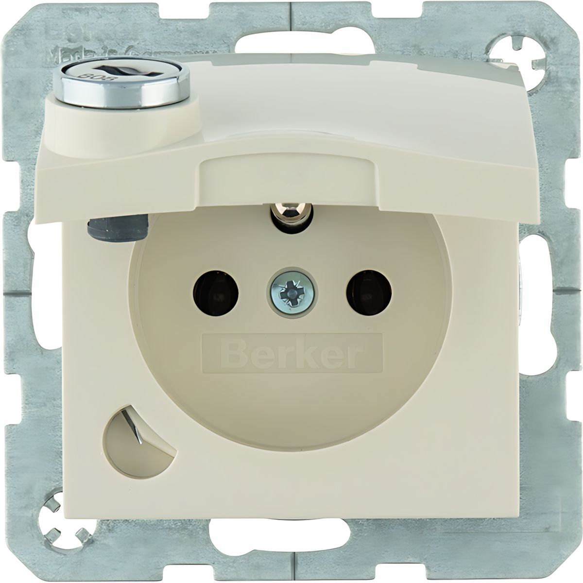 Berker Steckdose mit Erdstift 6765118982