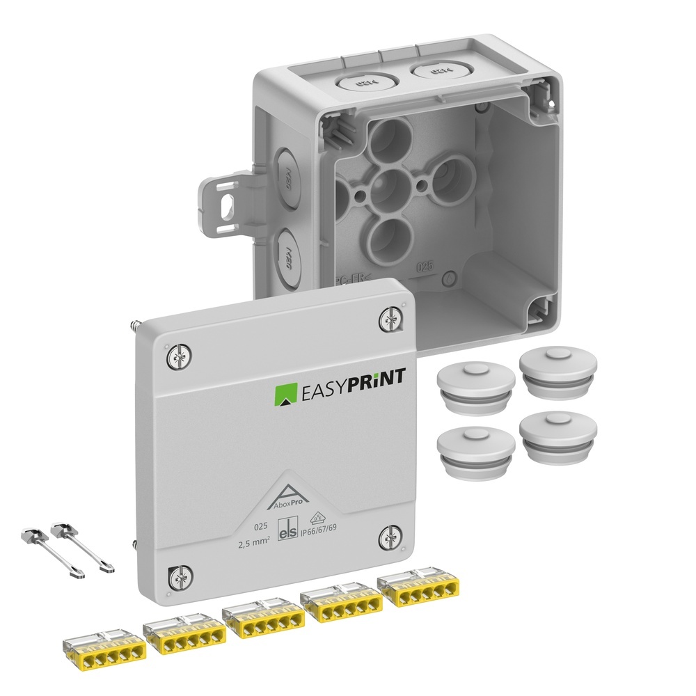 Spelsberg Abzweigkasten 402421EP Typ Abox Pro 025 AB-2,5² EasyPrint Spelsberg Abzweigkasten 402421EP Typ Abox Pro 025 AB-2,5² EasyPrint