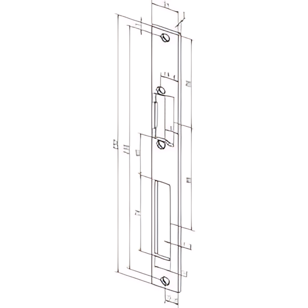 Assa Abloy Flachschließblech -------60B35-01 Assa Abloy Flachschließblech -------60B35-01