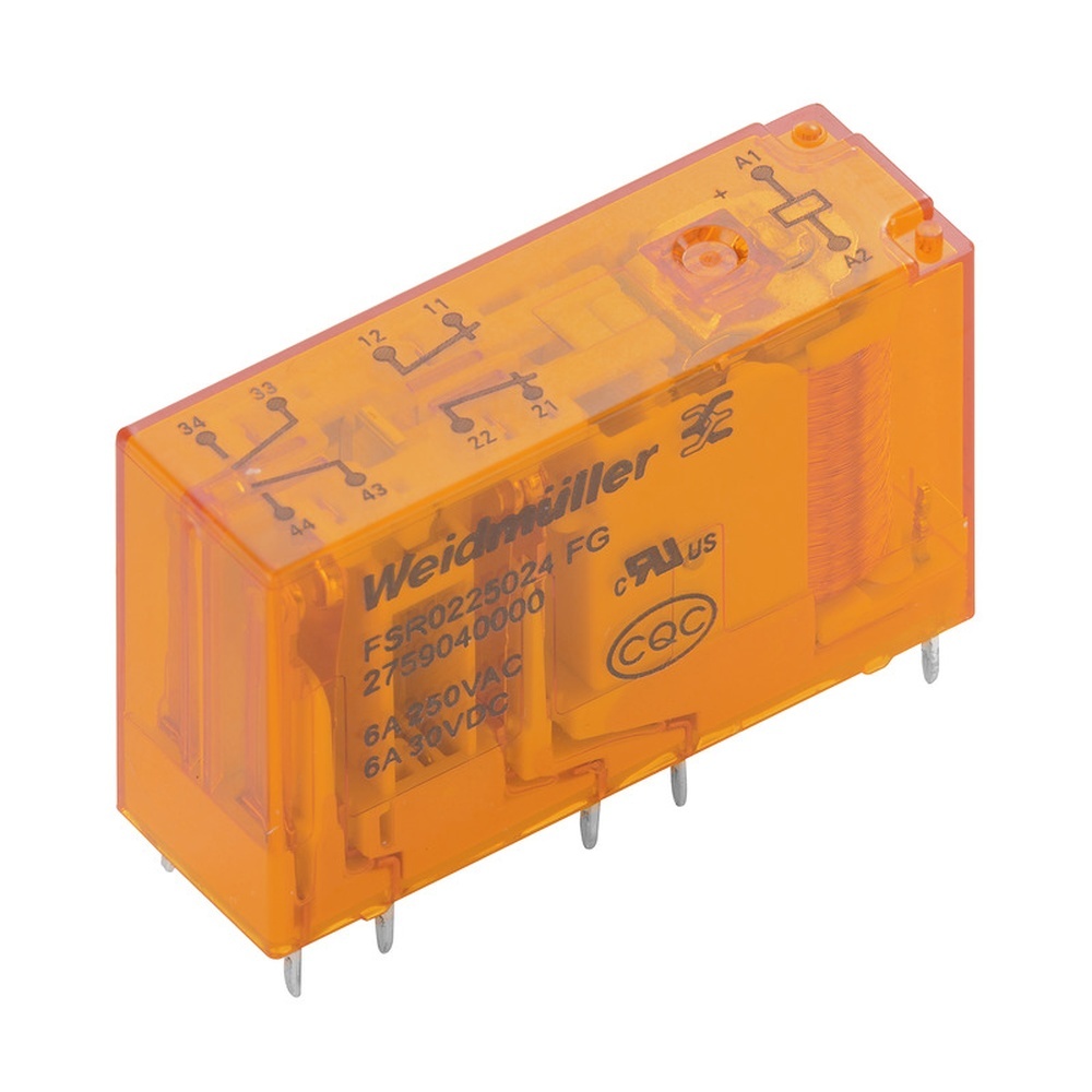 Weidmüller Miniatur Industrierelais 2759040000 Typ FSR0225024 FG
