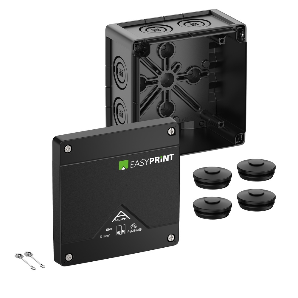 Spelsberg Abzweigkasten 406000EP Typ Abox Pro 060-L/sw EasyPrint Spelsberg Abzweigkasten 406000EP Typ Abox Pro 060-L/sw EasyPrint