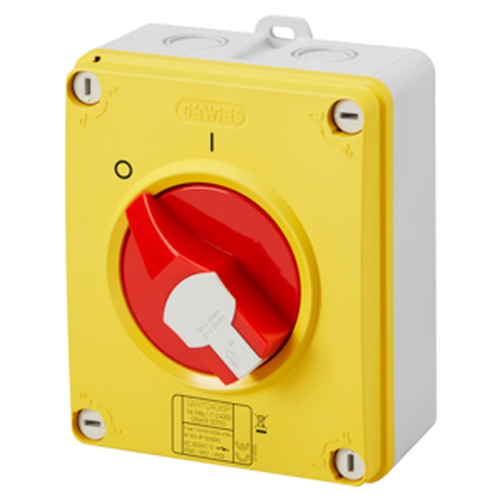 Gewiss Not Aus Drehschalter GW70442NP Gewiss Not Aus Drehschalter GW70442NP