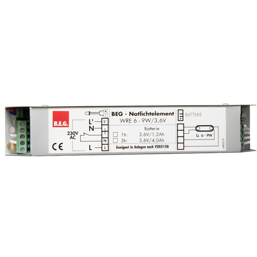 B.E.G. Brück Wechselrichter 9253 Typ Wechselrichter-Modul WRE 3,6V /1 o.Akku,