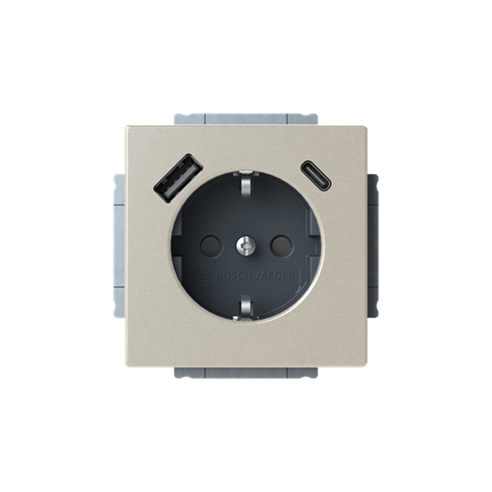Busch-Jaeger SCHUKO Steckdose USB 20 EUCB2USBAC-866 Nr. 2CKA002011A6314