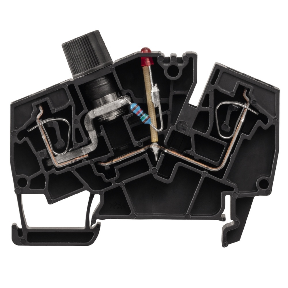 Weidmüller Sicherungs Reihenklemme 1867440000 Typ ZSI 2.5-2/2X2AN/G20/LD1