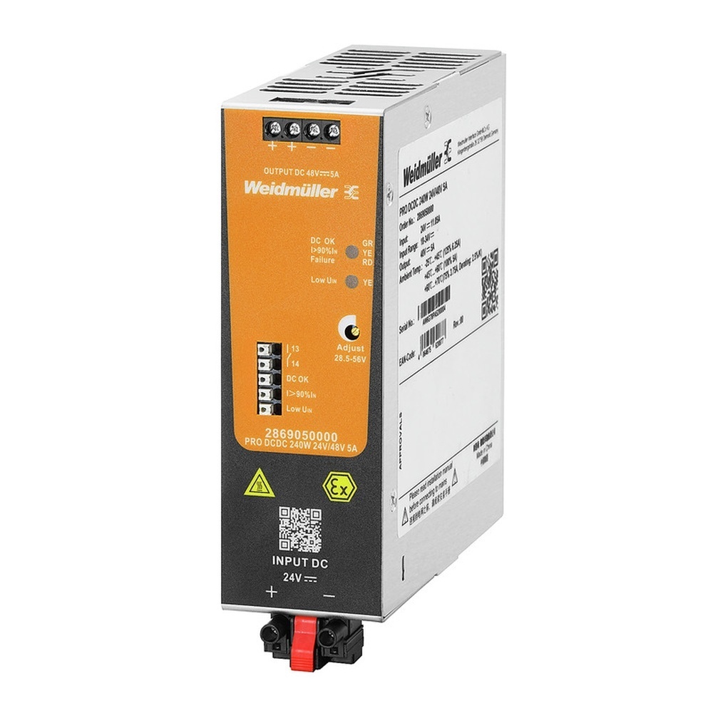 Weidmüller DC DC Wandler 2869060000 Typ PRO DCDC 240W 48V/48V 5A