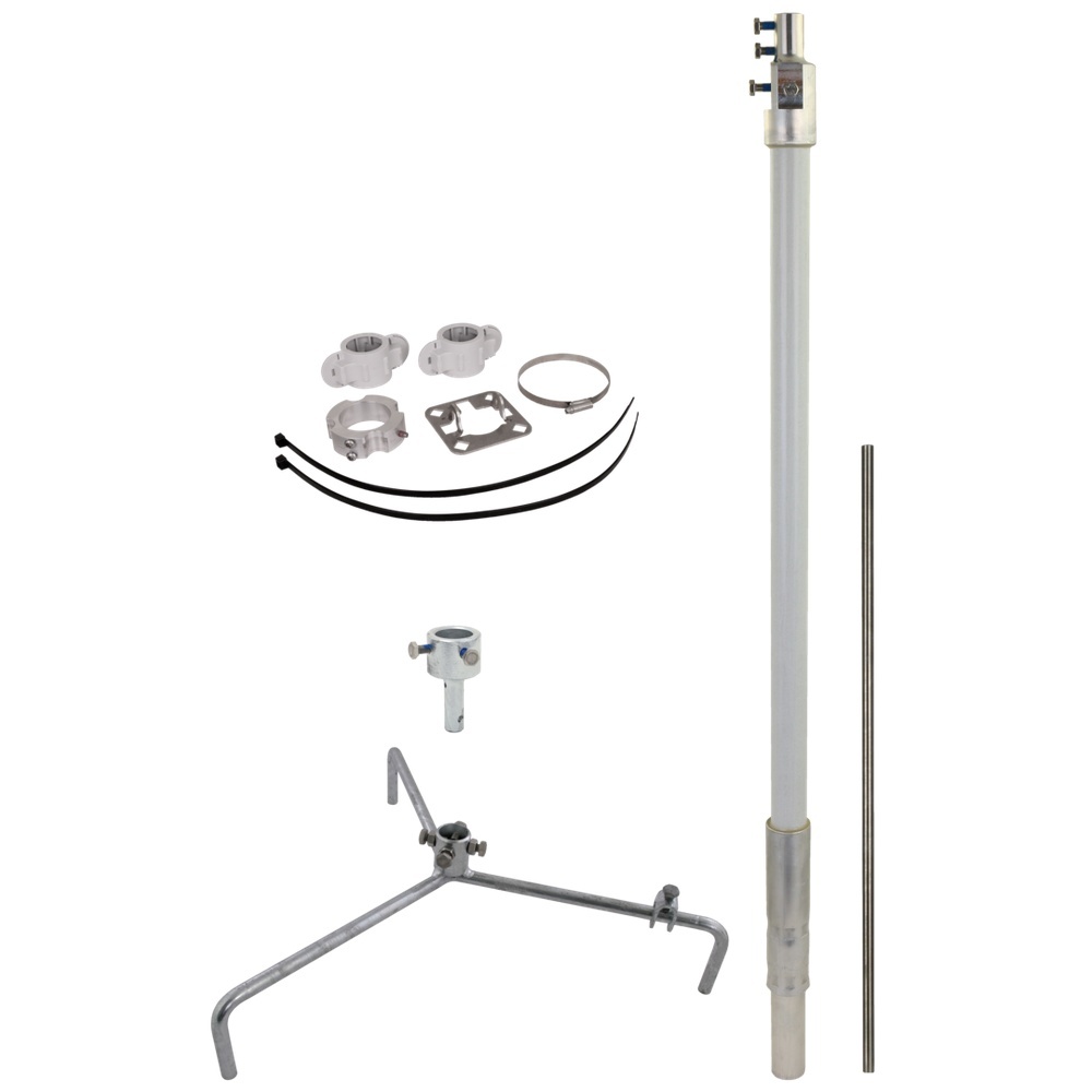 Dehn + Söhne Fangmast 819685 Typ FM D40 L2200 GFK AL V2A DBS R320 STTZN