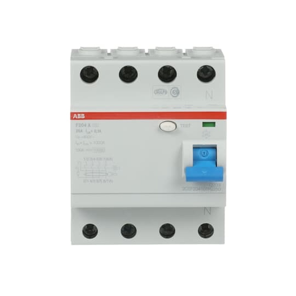 ABB Fehlerstrom Schutzschalter 2CSF204101R2250 Typ F204A-25/0,1