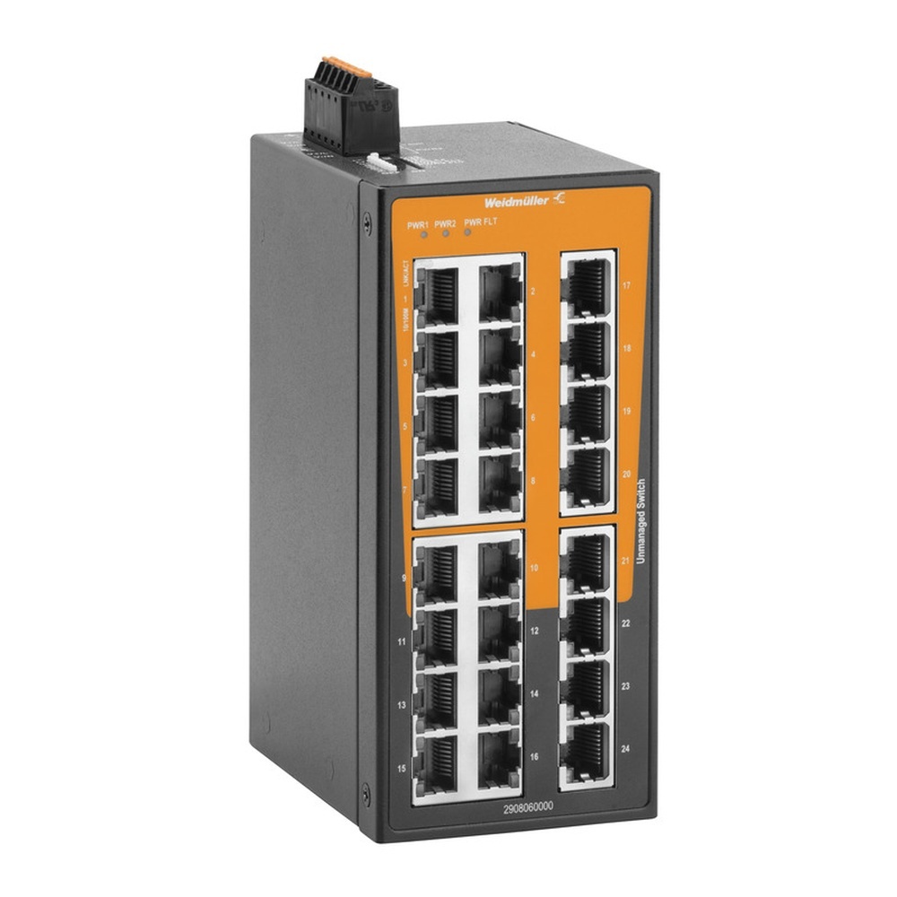 Weidmüller Netzwerk Switch 2908060000 Typ IE-SW-BLB-24-24TX