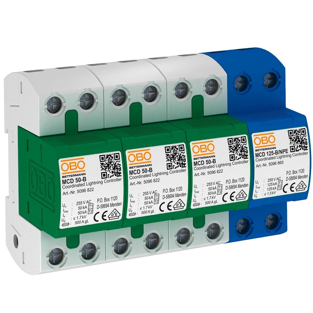 OBO Bettermann Coordinated Lightning Controller 5096879 Typ MCD 50-B 3+1