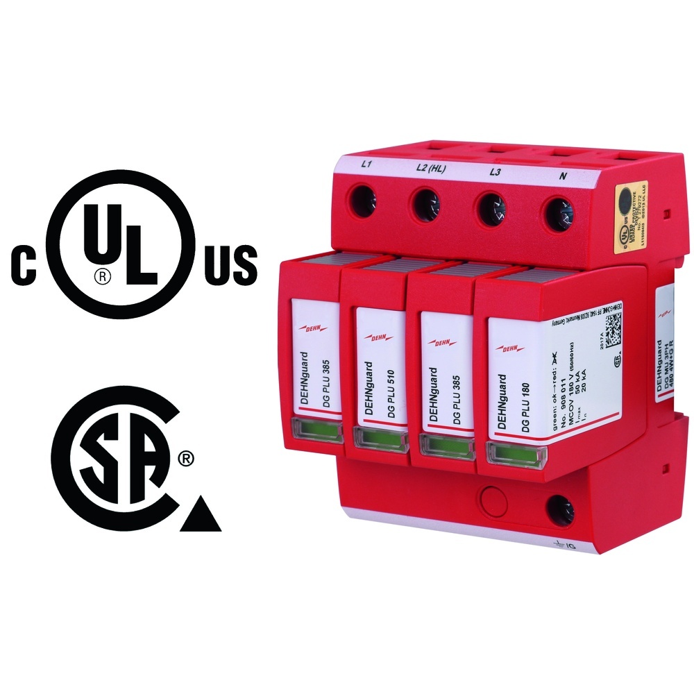 Dehn + Söhne Überspannungsableiter 908349 Typ DG MU 3PH 480 4W+G R Dehn + Söhne Überspannungsableiter 908349 Typ DG MU 3PH 480 4W+G R