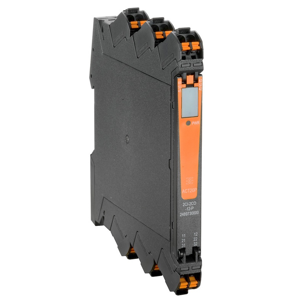 Weidmüller Signalwandler Trenner 2489730000 Typ ACT20P-2CI-2CO-12-P