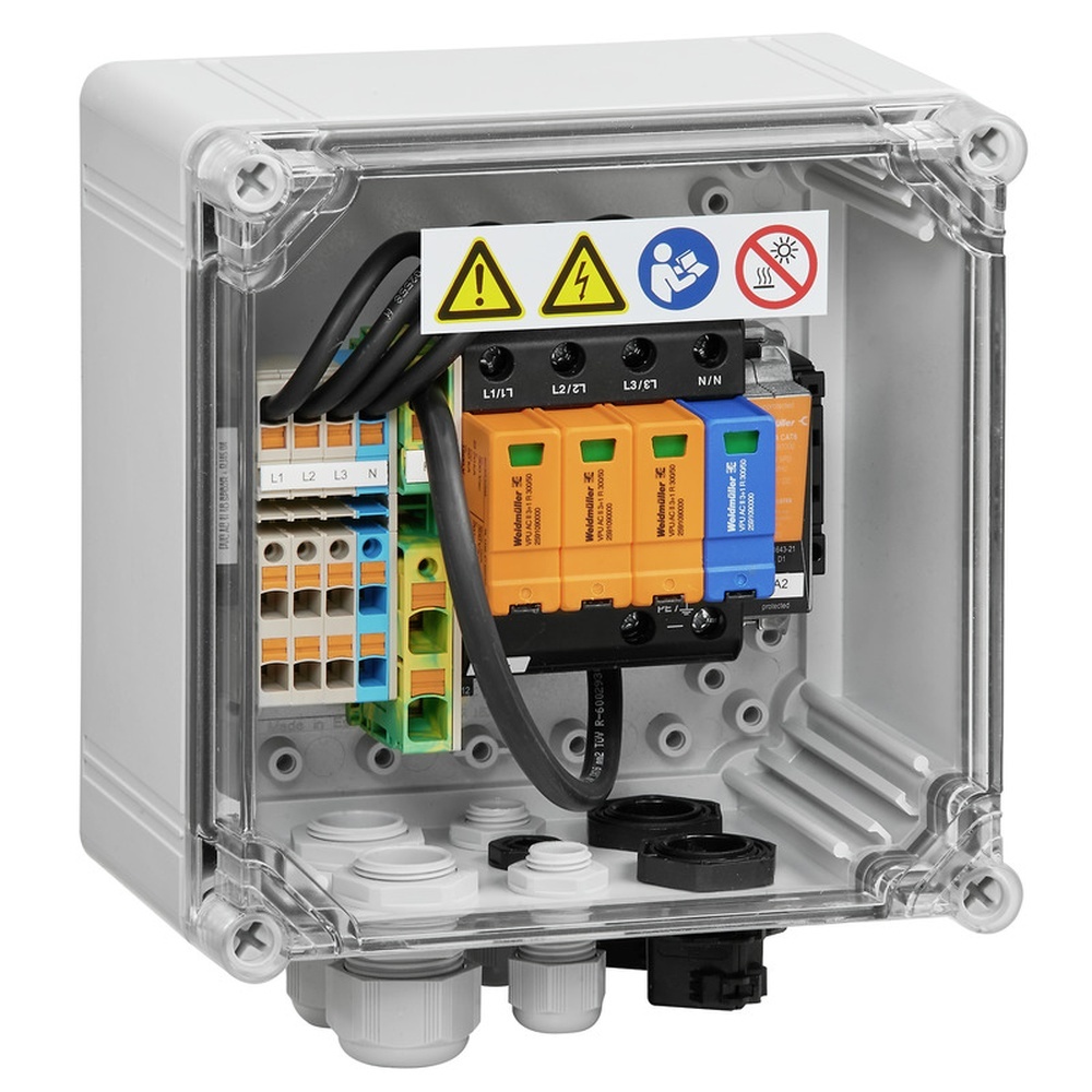 Weidmüller Überspannungsableiter 8000104168 Typ PVC AC 1I 1O SPD2R + RJ45 04