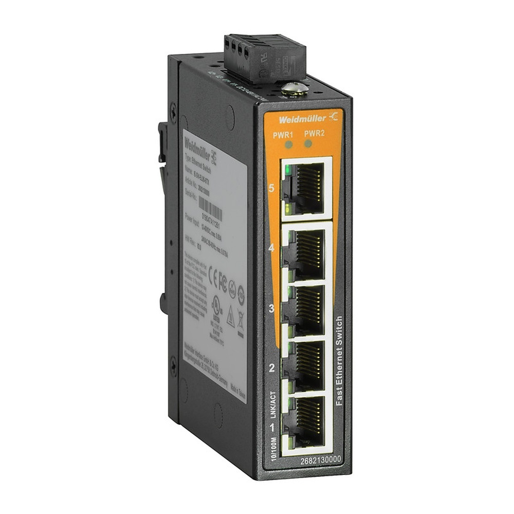 Weidmüller Netzwerk Switch 2682130000 Typ IE-SW-EL05-5TX