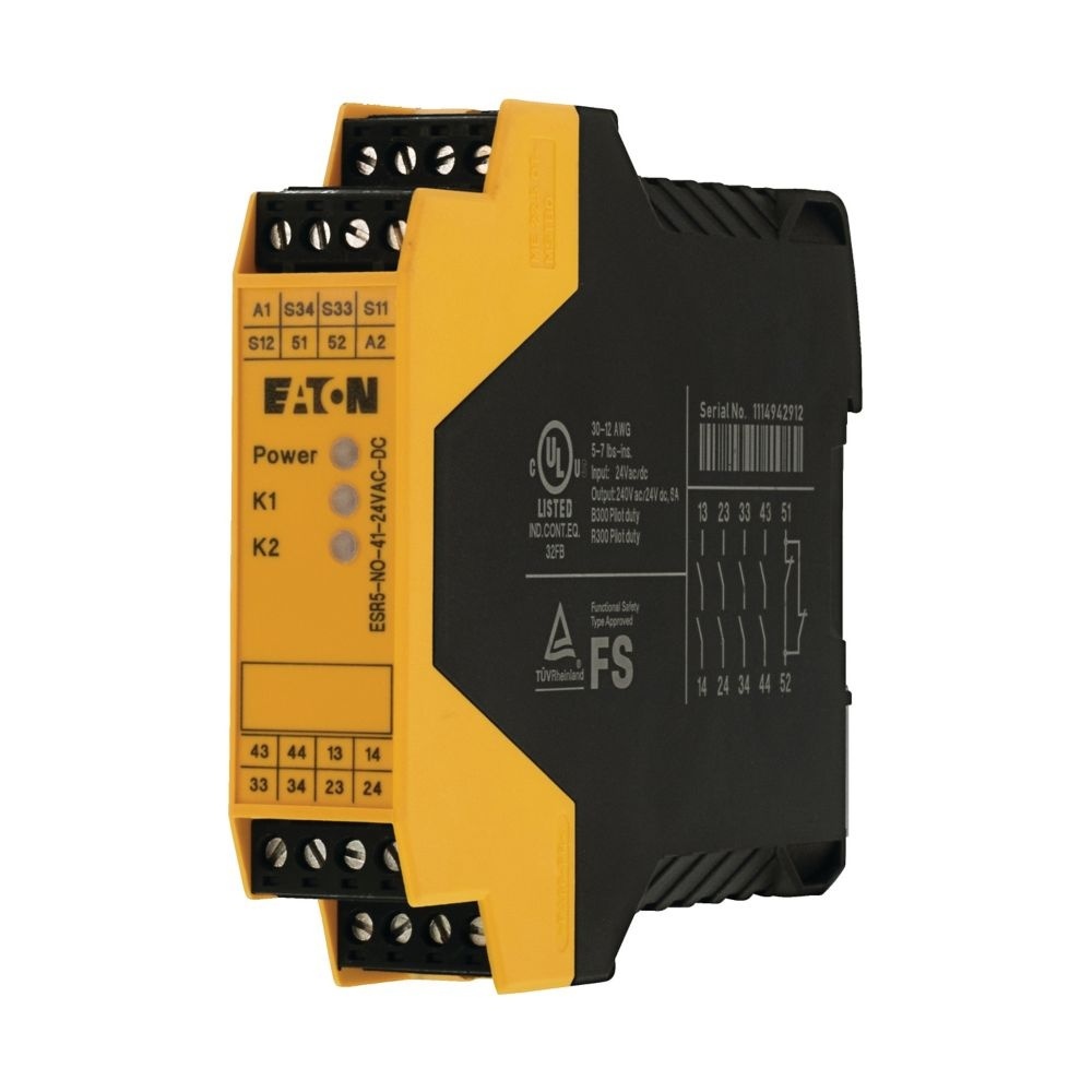 Eaton Sicherheitsrelais 118701 Typ ESR5-NO-41-24VAC-DC