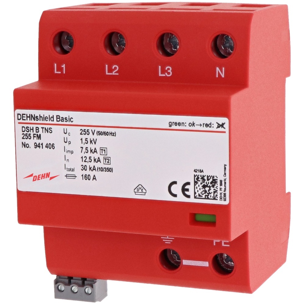 Dehn + Söhne Kombiableiter 941406 Typ DSH B TNS 255 FM