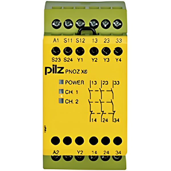 Pilz Sicherheitsschaltgerät 774729 Typ PNOZ X6 24VAC 24VDC 3n/o