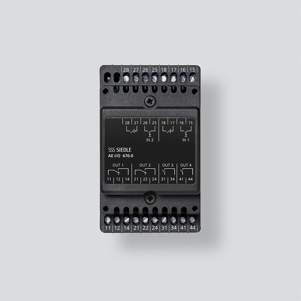 Siedle Schaltaktor 210012067-00 Typ AE I/O 670-0