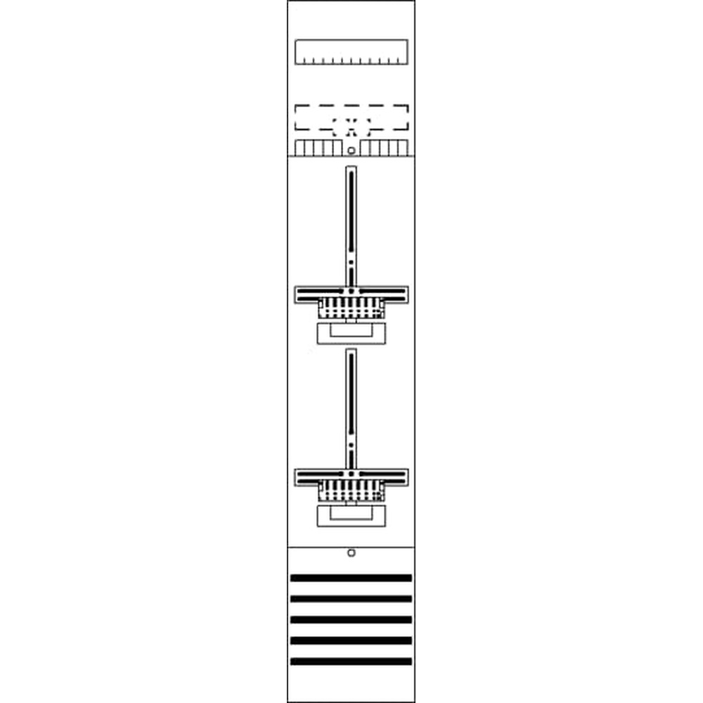 Striebel & John Zählerkomplettfeld 2CPX054098R9999 Typ DF19P2