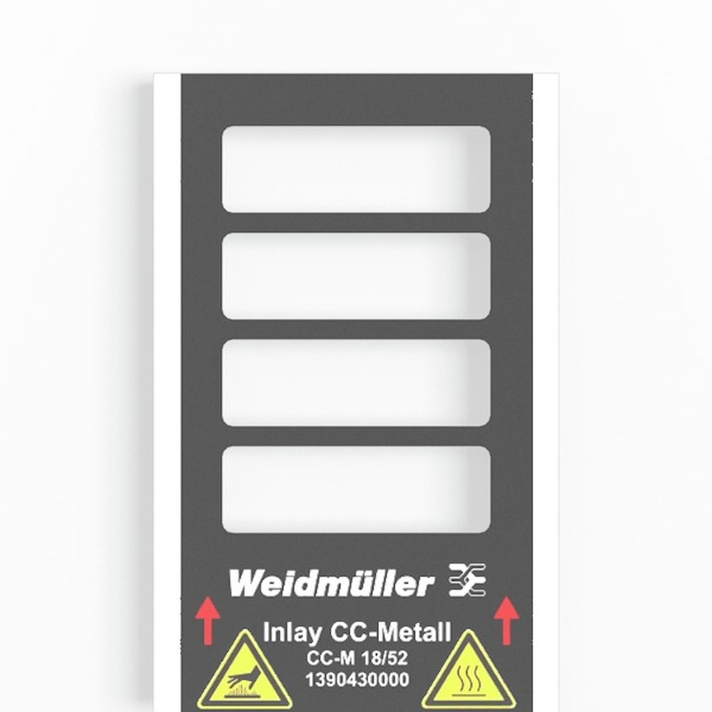 Weidmüller Inlay 1390430000 Typ INLAY CC-M 18/52