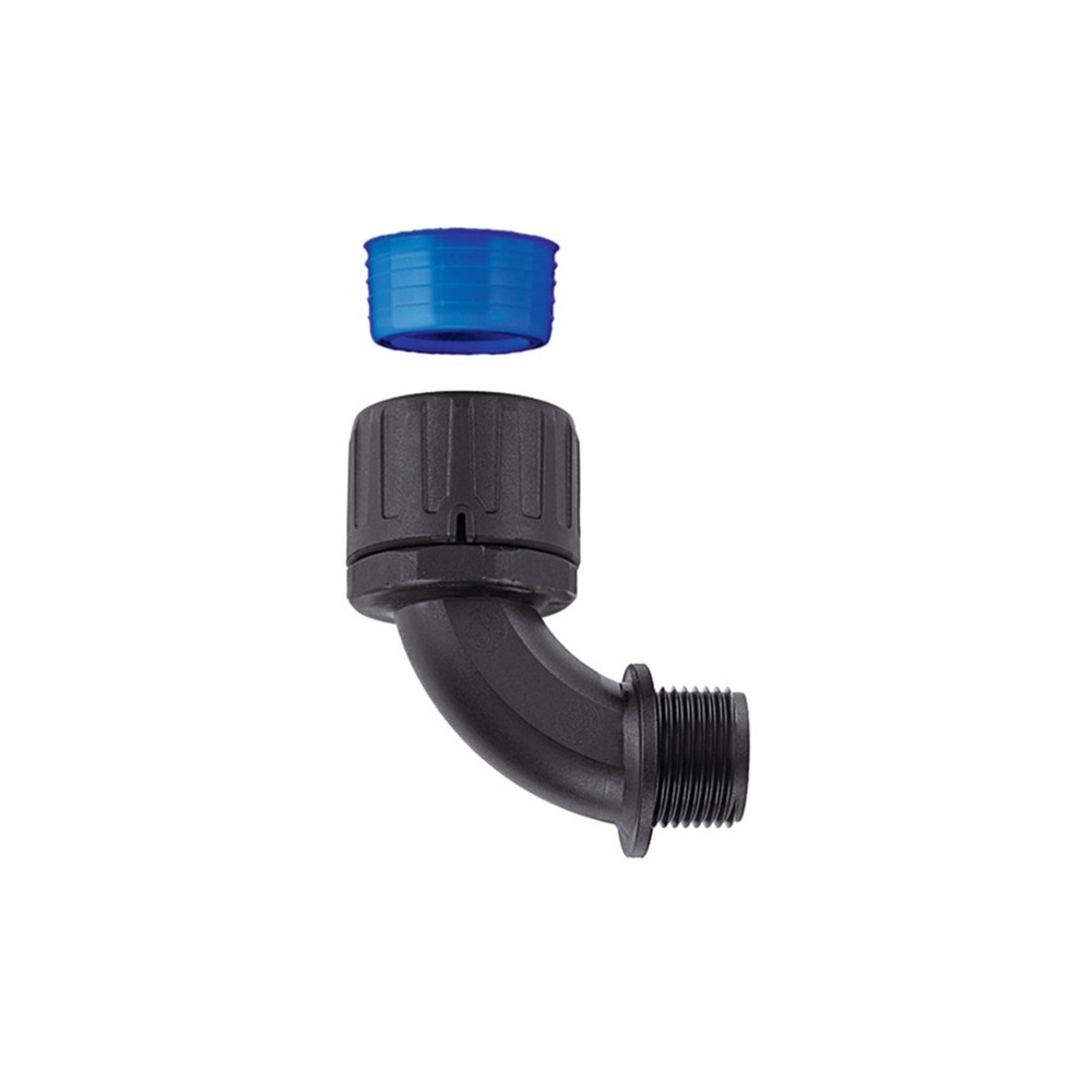 Hellermann Kunststoffverschraubung 166-22816 Typ HGL42-90-PG36 PA66/TPE BK 100 Hellermann Kunststoffverschraubung 166-22816 Typ HGL42-90-PG36 PA66/TPE BK 100