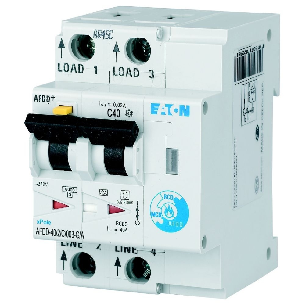 Eaton Brandschutzschalter MB-300159 Typ AFDD-40/2/C/003-G/A Eaton Brandschutzschalter MB-300159 Typ AFDD-40/2/C/003-G/A