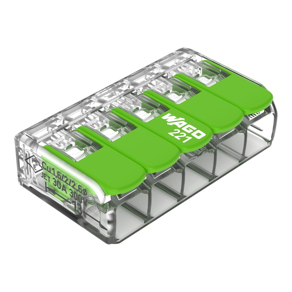 Wago Verbindungsklemme mit Hebeln 221-625