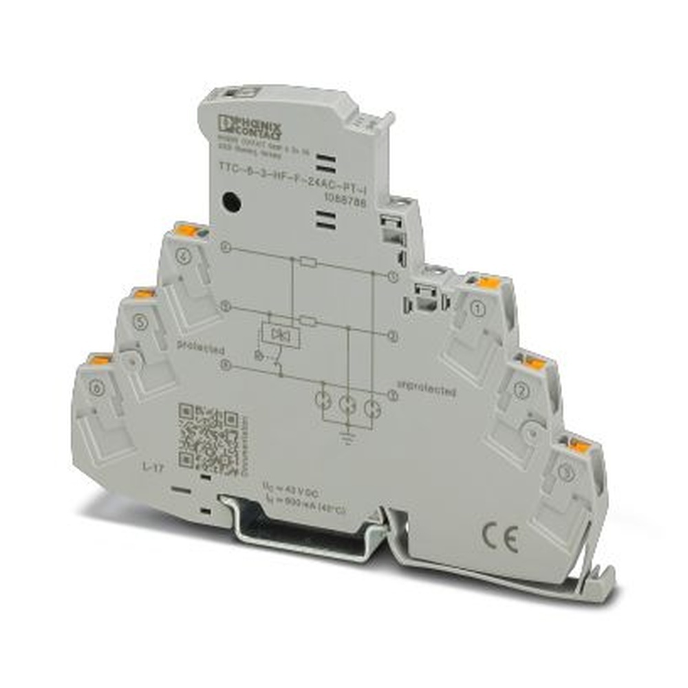 Phoenix Contact Überspannungsschutzgerät 1088786 Typ TTC-6-3-HF-F-24AC-PT-I