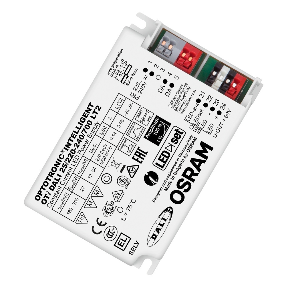 Ledvance Osram LED Betriebsgerät 488144 Typ OTI-DALI-25/220 bis 240/700LT2-G2