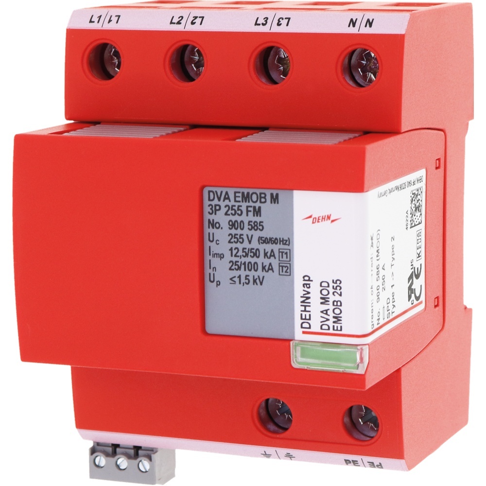 Dehn + Söhne Kombiableiter 900585 Typ DVA EMOB M 3P 255 FM